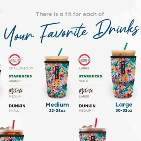 Java Sok Cold Cup Sleeve Compose Yourself Composition Notebook Print Medium NEW - Picture 6 of 8